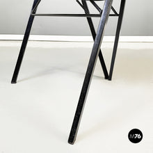 Charger l'image dans la galerie, Black rubber and metal chair by Zeus, 1990s
