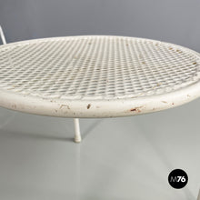 Charger l'image dans la galerie, Outdoor coffe tables in white metal by Emu, 1960s