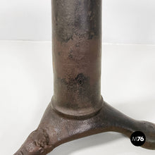Load image into Gallery viewer, Stool in cast iron and wood, 1930s