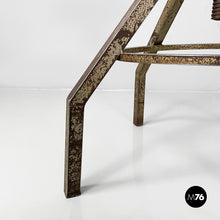 Load image into Gallery viewer, Stool in grey wood and metal, 1950s