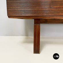 画像をギャラリービューアに読み込む, Wooden sideboard with four doors by Gio Ponti, 1940s