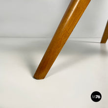 Load image into Gallery viewer, Coffe table in wood and decorated glass, 1950s