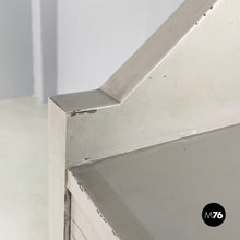 画像をギャラリービューアに読み込む, Console with mirror in gray wood by Gino Maggioni for Atelier Borsani Varedo, 1920-1930s