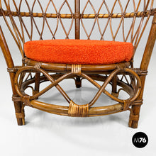 Load image into Gallery viewer, Rattan cockpit armchairs, 1970s