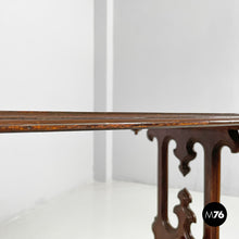 将图片加载到图库查看器,Wooden coffee table with casters, 1800s