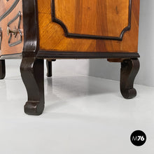 Carica l'immagine nel visualizzatore di Gallery, Wooden chest of drawers with decorations, 1950s