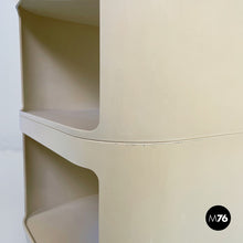 将图片加载到图库查看器,White plastic modular chest of drawers by Anna Castelli for Kartell, 1970s