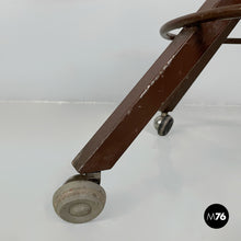 Load image into Gallery viewer, Chair in wood and metal, 1940s