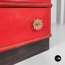 将图片加载到图库查看器,Wooden wardrobe with Murano glass handles, 1930s