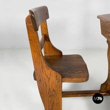 Load image into Gallery viewer, School desk in wood, 1930s