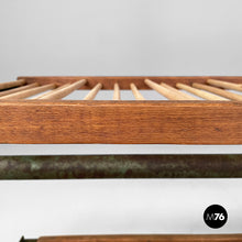 将图片加载到图库查看器,Cart in wood and green metal, 1920s