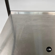 将图片加载到图库查看器,Cart in steel and black metal, 1980s