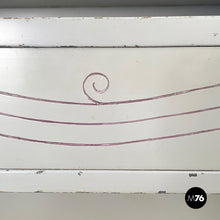 画像をギャラリービューアに読み込む, Console with mirror in gray wood by Gino Maggioni for Atelier Borsani Varedo, 1920-1930s