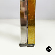 画像をギャラリービューアに読み込む, Console in glass, brass and steel by Nanda Vigo, 1970s