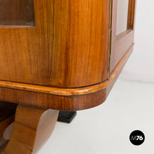 画像をギャラリービューアに読み込む, Display cabinet in wood and glass, 1930s