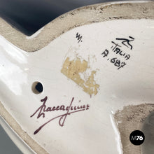 将图片加载到图库查看器,Ceramic sculpture of a sea lion by Urbano Zaccagnini, 1920s