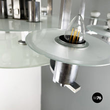 Charger l'image dans la galerie, Chandelier with twelve lights in metal and glass, 1920s