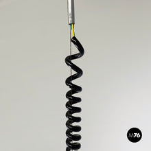 Charger l'image dans la galerie, Chandelier in green metal and plexiglass, 1970s