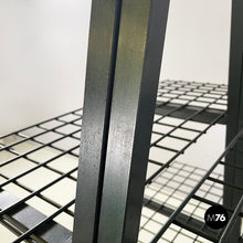 Load image into Gallery viewer, Bookcases in dark green metal, 1980s