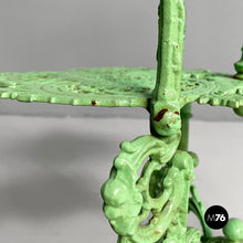 Charger l'image dans la galerie, Plant stand tables in green cast iron, 1930s