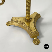 Load image into Gallery viewer, Table stand in brass and bronze, early 1900s