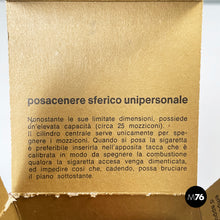 画像をギャラリービューアに読み込む, Single-person nautical safety table ashtray by Opi Studio for Cini & Nils, 1970s