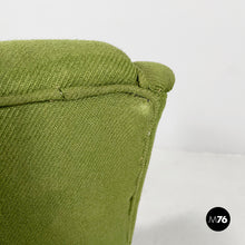Load image into Gallery viewer, Armchairs in green fabric, 1950s