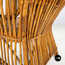 Load image into Gallery viewer, Rattan armchair by Antonio Dal Vera, 1960s