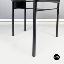 将图片加载到图库查看器,Black rubber and metal chair by Zeus, 1990s