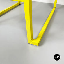 将图片加载到图库查看器,Chair with black fabric and yellow metal, 1980s