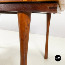 画像をギャラリービューアに読み込む, Coffee table with extendable top in wood, 1960s