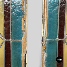 Charger l'image dans la galerie, Tall stained-glass windows with roses, 1910s