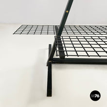 Load image into Gallery viewer, Bookcases in dark green metal, 1980s