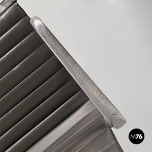 将图片加载到图库查看器,Dark grey leather office chair EA108 by Charles and Ray Eames for ICF, 1970s