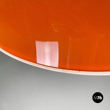 Load image into Gallery viewer, Orange plastic chandelier, 1970s