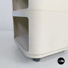 将图片加载到图库查看器,White plastic modular chest of drawers by Anna Castelli for Kartell, 1970s