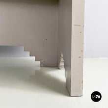 画像をギャラリービューアに読み込む, Console with mirror in gray wood by Gino Maggioni for Atelier Borsani Varedo, 1920-1930s