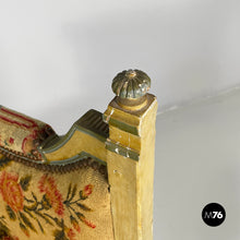 Load image into Gallery viewer, Bench in wood and fabric, 1800s