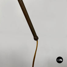 将图片加载到图库查看器,Wall lamp in metal and brass, 1950s