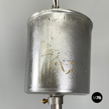 Load image into Gallery viewer, Chandelier in blue and white plexiglass, 1970s