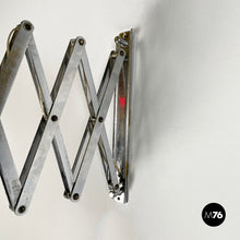 画像をギャラリービューアに読み込む, Pantograph wall lamp in red metal, 1960s