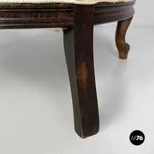 Load image into Gallery viewer, Armchairs in wood and white fabric, 1930s