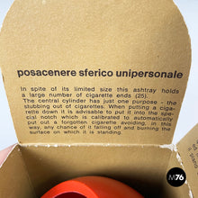 画像をギャラリービューアに読み込む, Single-person nautical safety table ashtray by Opi Studio for Cini & Nils, 1970s