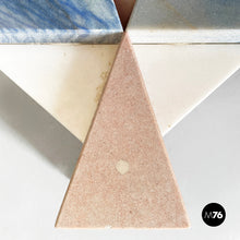 Load image into Gallery viewer, Geometric marble sculptures, 1980s