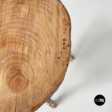 画像をギャラリービューアに読み込む, Rustic table stools in wood, 2000s