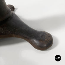Load image into Gallery viewer, Stool in cast iron and wood, 1930s