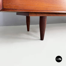 Load image into Gallery viewer, Wooden sideboard with drawers and sliding doors, 1960s