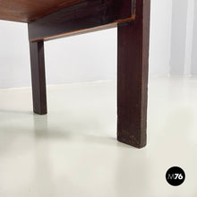 画像をギャラリービューアに読み込む, Wooden coffee table with shelves and drawer, 1960s