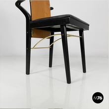 Load image into Gallery viewer, Wooden and brass chairs by Pierre Cardin, 1980s