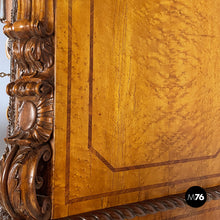Carica l'immagine nel visualizzatore di Gallery, Sideboard with mirrors in turned wood, 1930s